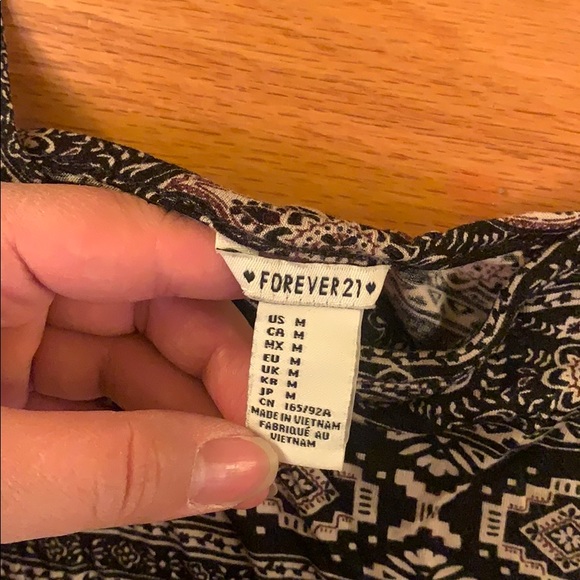 Forever 21 Backless Bohemian Maxi Dress/ Size M - Picture 4 of 7